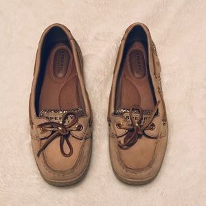 Used Leather Sperry Boat Shoes